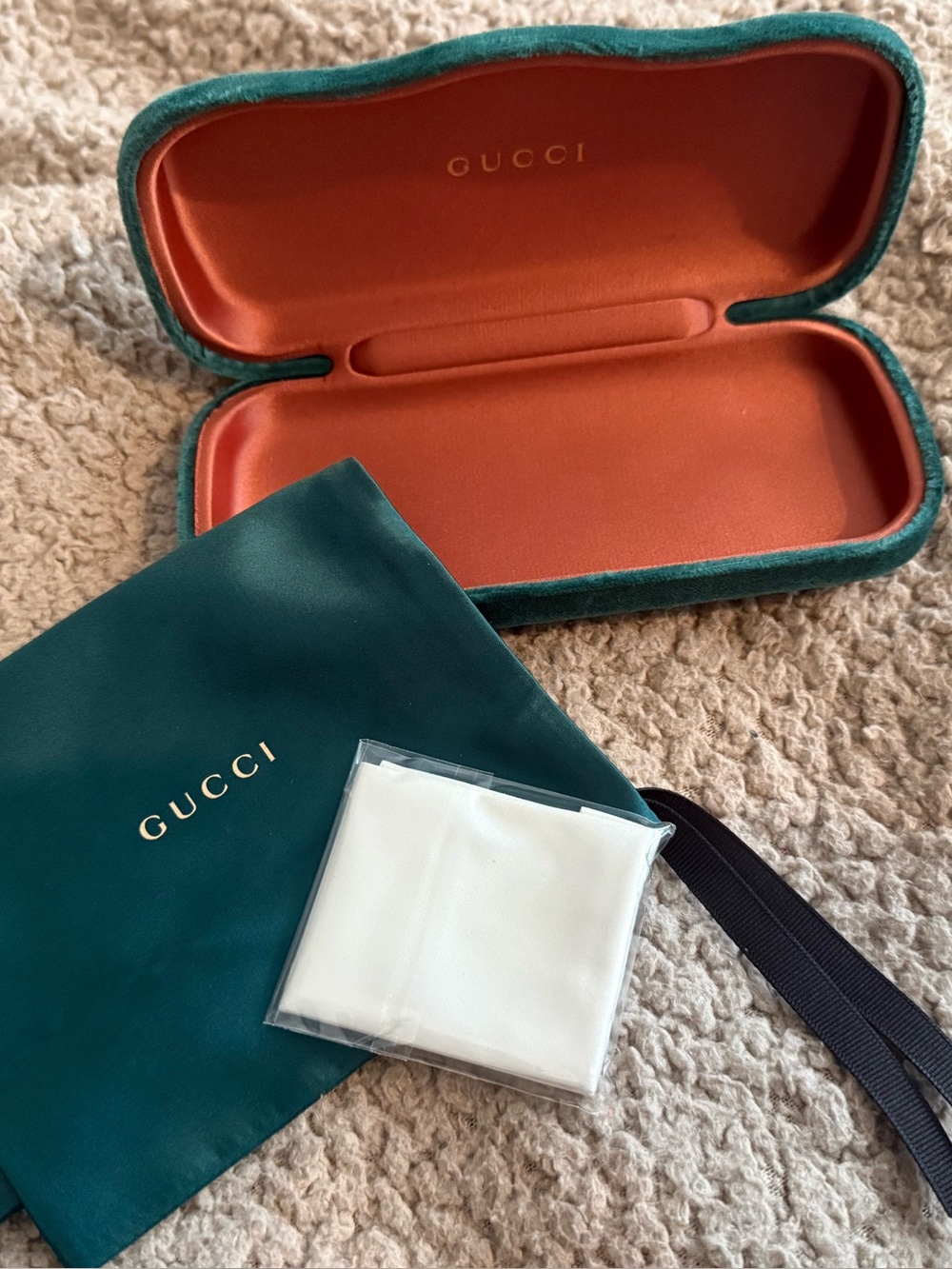 Gucci Velvet Glasses Case